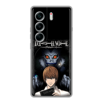 Силиконовый чехол на Tecno Camon 40 с принтом Death note Тетрадь смерти