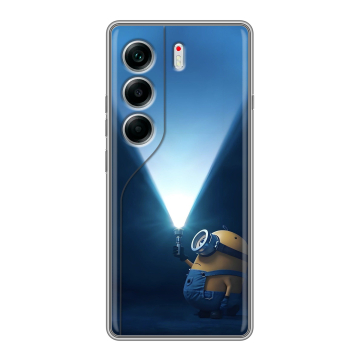 Силиконовый чехол на Tecno Camon 40 с принтом Миньоны Силиконовый чехол на Tecno Camon 40 с принтом Миньоны