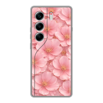 Силиконовый чехол на Tecno Camon 40 с принтом женский