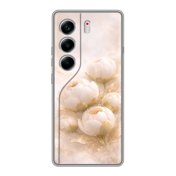Силиконовый чехол на Tecno Camon 40 с принтом женский