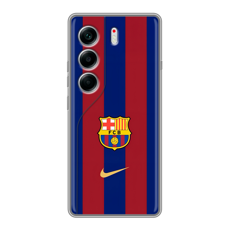 Силиконовый чехол на Tecno Camon 40 с принтом Барселона Barcelona Силиконовый чехол на Tecno Camon 40 с принтом Барселона Barcelona