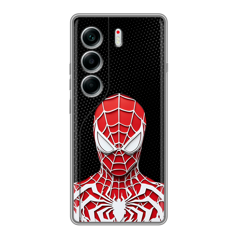 Силиконовый чехол на Tecno Camon 40 с принтом человек паук spiderman Силиконовый чехол на Tecno Camon 40 с принтом человек паук spiderman