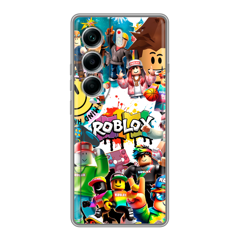 Силиконовый чехол на Tecno Camon 40 с принтом Roblox Роблокс Силиконовый чехол на Tecno Camon 40 с принтом Roblox Роблокс