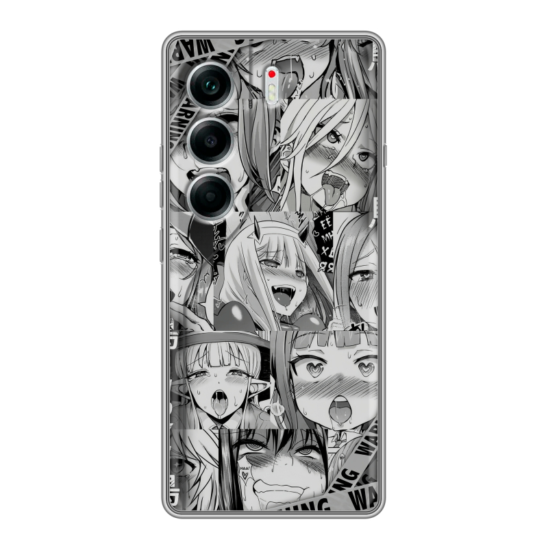 Силиконовый чехол на Tecno Camon 40 с принтом Ahegao Ахегао Аниме Силиконовый чехол на Tecno Camon 40 с принтом Ahegao Ахегао Аниме