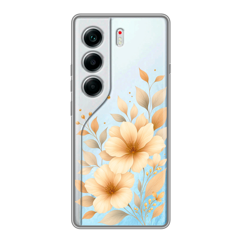 Силиконовый чехол на Tecno Camon 40 с принтом для девушки Силиконовый чехол на Tecno Camon 40 с принтом для девушки