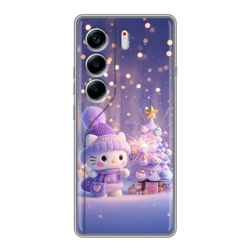 Силиконовый чехол на Tecno Camon 40 с принтом Новый год Силиконовый чехол на Tecno Camon 40 с принтом Новый год