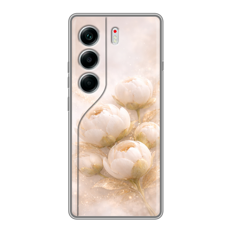 Силиконовый чехол на Tecno Camon 40 с принтом женский Силиконовый чехол на Tecno Camon 40 с принтом женский