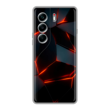 Силиконовый чехол на Tecno Camon 40 Pro 4G с принтом Яркие абстракции Силиконовый чехол на Tecno Camon 40 Pro 4G с принтом Яркие абстракции