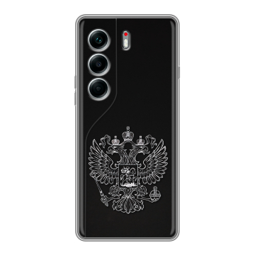 Силиконовый чехол на Tecno Camon 40 Pro 4G с принтом Герб России Силиконовый чехол на Tecno Camon 40 Pro 4G с принтом Герб России