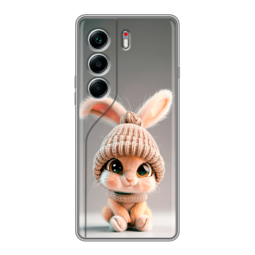 Силиконовый чехол на Tecno Camon 40 Pro 4G с принтом Кролик Силиконовый чехол на Tecno Camon 40 Pro 4G с принтом Кролик