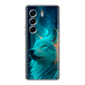 Силиконовый чехол на Tecno Camon 40 Pro 4G с принтом бабочки саккура Силиконовый чехол на Tecno Camon 40 Pro 4G с принтом бабочки саккура