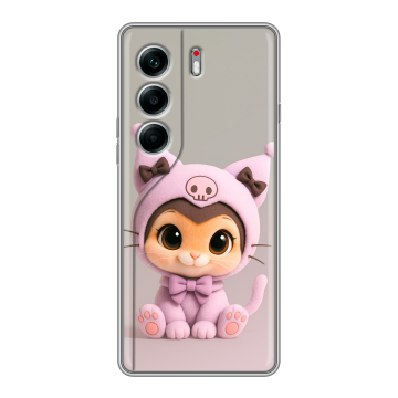 Силиконовый чехол на Tecno Camon 40 Pro 4G с принтом Куроми Kuromi 