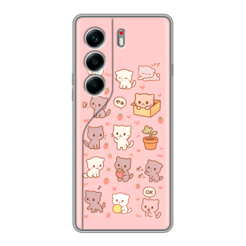 Силиконовый чехол на Tecno Camon 40 Pro 4G с принтом Hello Kitty Хелоу Кити Силиконовый чехол на Tecno Camon 40 Pro 4G с принтом Hello Kitty Хелоу Кити