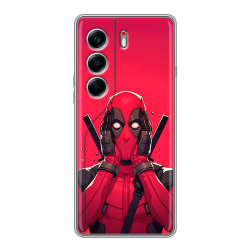 Силиконовый чехол на Tecno Camon 40 Pro 4G с принтом Дедпул Deadpool Силиконовый чехол на Tecno Camon 40 Pro 4G с принтом Дедпул Deadpool