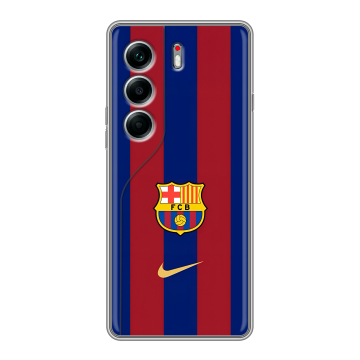 Силиконовый чехол на Tecno Camon 40 Pro 4G с принтом Барселона Barcelona Силиконовый чехол на Tecno Camon 40 Pro 4G с принтом Барселона Barcelona