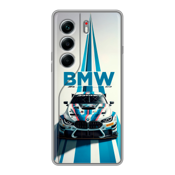 Силиконовый чехол на Tecno Camon 40 Pro 4G с принтом БМВ BMW