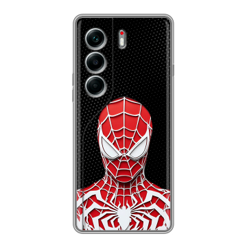 Силиконовый чехол на Tecno Camon 40 Pro 4G с принтом человек паук spiderman Силиконовый чехол на Tecno Camon 40 Pro 4G с принтом человек паук spiderman