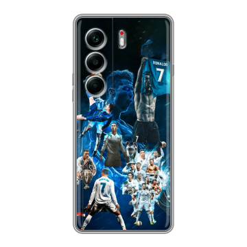 Силиконовый чехол на Tecno Camon 40 Pro 4G с принтом Реал Роналдо Силиконовый чехол на Tecno Camon 40 Pro 4G с принтом Реал Роналдо