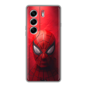 Силиконовый чехол на Tecno Camon 40 Pro 4G с принтом Spiderman Человек паук