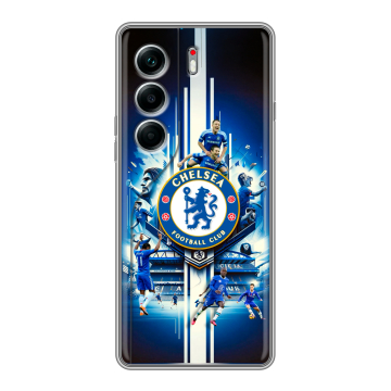 Силиконовый чехол на Tecno Camon 40 Pro 4G с принтом Chelsea Челси