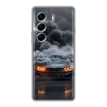 Силиконовый чехол на Tecno Camon 40 Pro 4G с принтом BMW БМВ Силиконовый чехол на Tecno Camon 40 Pro 4G с принтом BMW БМВ