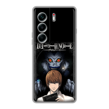 Силиконовый чехол на Tecno Camon 40 Pro 4G с принтом Death note Тетрадь смерти