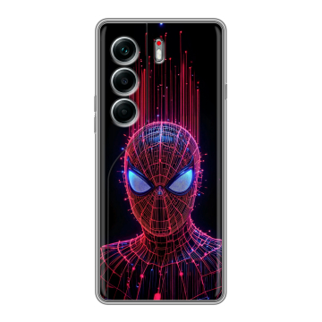 Силиконовый чехол на Tecno Camon 40 Pro 4G с принтом Spiderman Человек паук