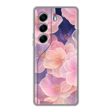 Силиконовый чехол на Tecno Camon 40 Pro 4G с принтом женский