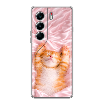 Силиконовый чехол на Tecno Camon 40 Pro 4G с принтом женский