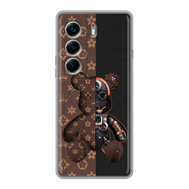 Силиконовый чехол на Tecno Camon 40 Pro 4G с принтом Луи робот Силиконовый чехол на Tecno Camon 40 Pro 4G с принтом Луи робот