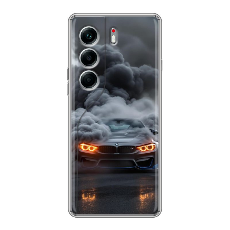 Силиконовый чехол на Tecno Camon 40 Pro 4G с принтом BMW БМВ Силиконовый чехол на Tecno Camon 40 Pro 4G с принтом BMW БМВ