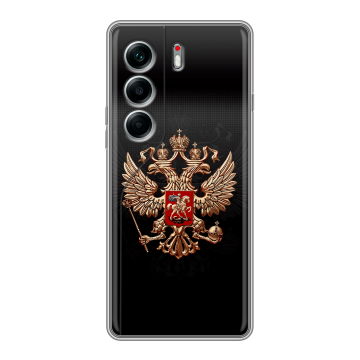 Силиконовый чехол на Tecno Camon 40 Pro 5G с принтом Герб России Силиконовый чехол на Tecno Camon 40 Pro 5G с принтом Герб России