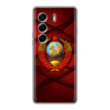 Силиконовый чехол на Tecno Camon 40 Pro 5G с принтом Герб СССР Силиконовый чехол на Tecno Camon 40 Pro 5G с принтом Герб СССР
