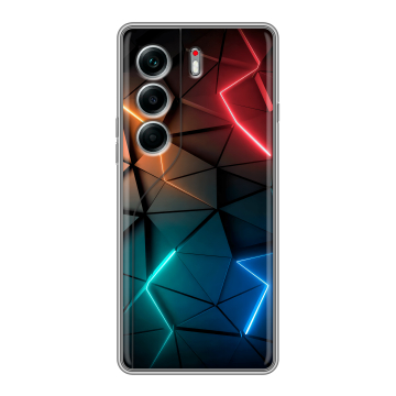 Силиконовый чехол на Tecno Camon 40 Pro 5G с принтом Абстракция неон Силиконовый чехол на Tecno Camon 40 Pro 5G с принтом Абстракция неон