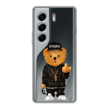 Силиконовый чехол на Tecno Camon 40 Pro 5G с принтом Мишка Силиконовый чехол на Tecno Camon 40 Pro 5G с принтом Мишка