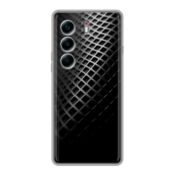 Силиконовый чехол на Tecno Camon 40 Pro 5G с принтом Текстура металла