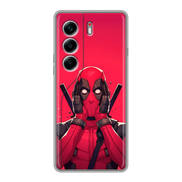 Силиконовый чехол на Tecno Camon 40 Pro 5G с принтом Дедпул Deadpool Силиконовый чехол на Tecno Camon 40 Pro 5G с принтом Дедпул Deadpool