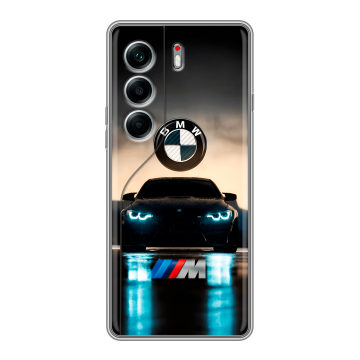 Силиконовый чехол на Tecno Camon 40 Pro 5G с принтом БМВ BMW Силиконовый чехол на Tecno Camon 40 Pro 5G с принтом БМВ BMW