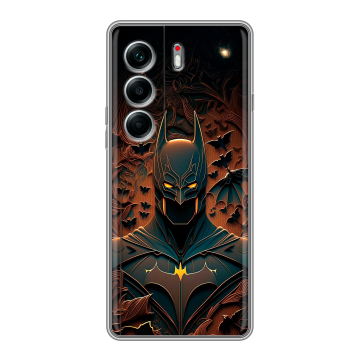 Силиконовый чехол на Tecno Camon 40 Pro 5G с принтом Batman Бэтмен