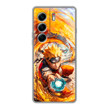 Силиконовый чехол на Tecno Camon 40 Pro 5G с принтом Аниме Наруто Naruto