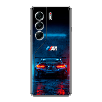 Силиконовый чехол на Tecno Camon 40 Pro 5G с принтом BMW БМВ