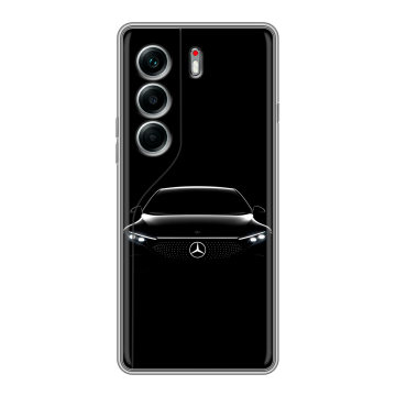 Силиконовый чехол на Tecno Camon 40 Pro 5G с принтом Mercedes Мерседес