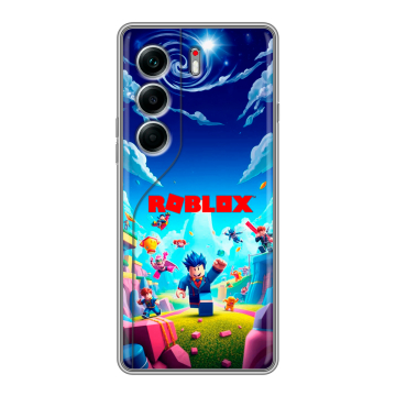 Силиконовый чехол на Tecno Camon 40 Pro 5G с принтом Roblox Роблокс Силиконовый чехол на Tecno Camon 40 Pro 5G с принтом Roblox Роблокс