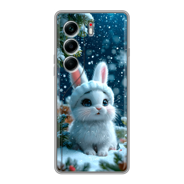 Силиконовый чехол на Tecno Camon 40 Pro 5G с принтом Новый год