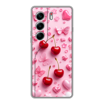 Силиконовый чехол на Tecno Camon 40 Pro 5G с принтом для девочек