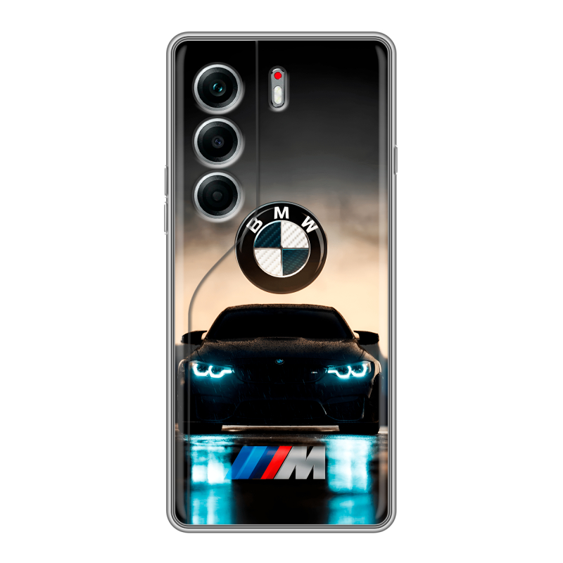 Силиконовый чехол на Tecno Camon 40 Pro 5G с принтом БМВ BMW Силиконовый чехол на Tecno Camon 40 Pro 5G с принтом БМВ BMW