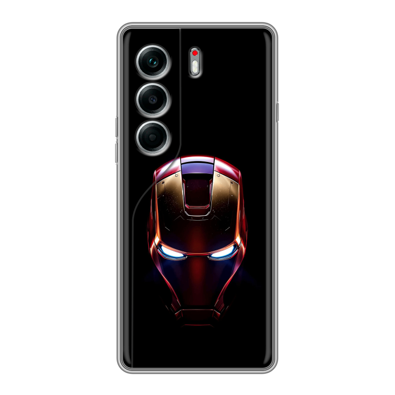 Силиконовый чехол на Tecno Camon 40 Pro 5G с принтом IronMan Железный человек Силиконовый чехол на Tecno Camon 40 Pro 5G с принтом IronMan Железный человек