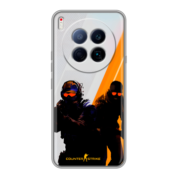 Силиконовый чехол на Tecno Camon 40 Premier 5G с принтом Контер страйк Counter strike