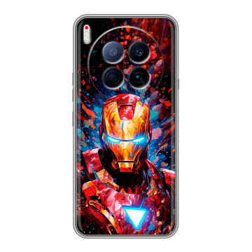 Силиконовый чехол на Tecno Camon 40 Premier 5G с принтом Железный человек Ironman
