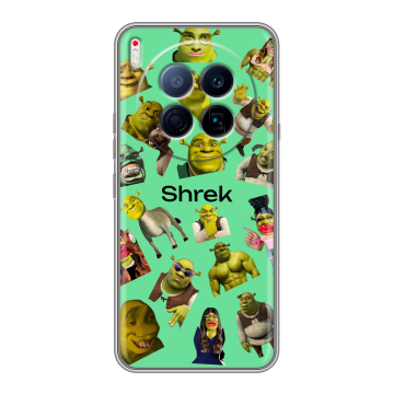 Силиконовый чехол на Tecno Camon 40 Premier 5G с принтом Шрек Shrek